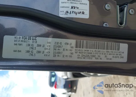 2018 Jeep Compass Trailhawk 4X4 z USA, uszkodzony, nr VIN 3C4NJDDB5JT450821